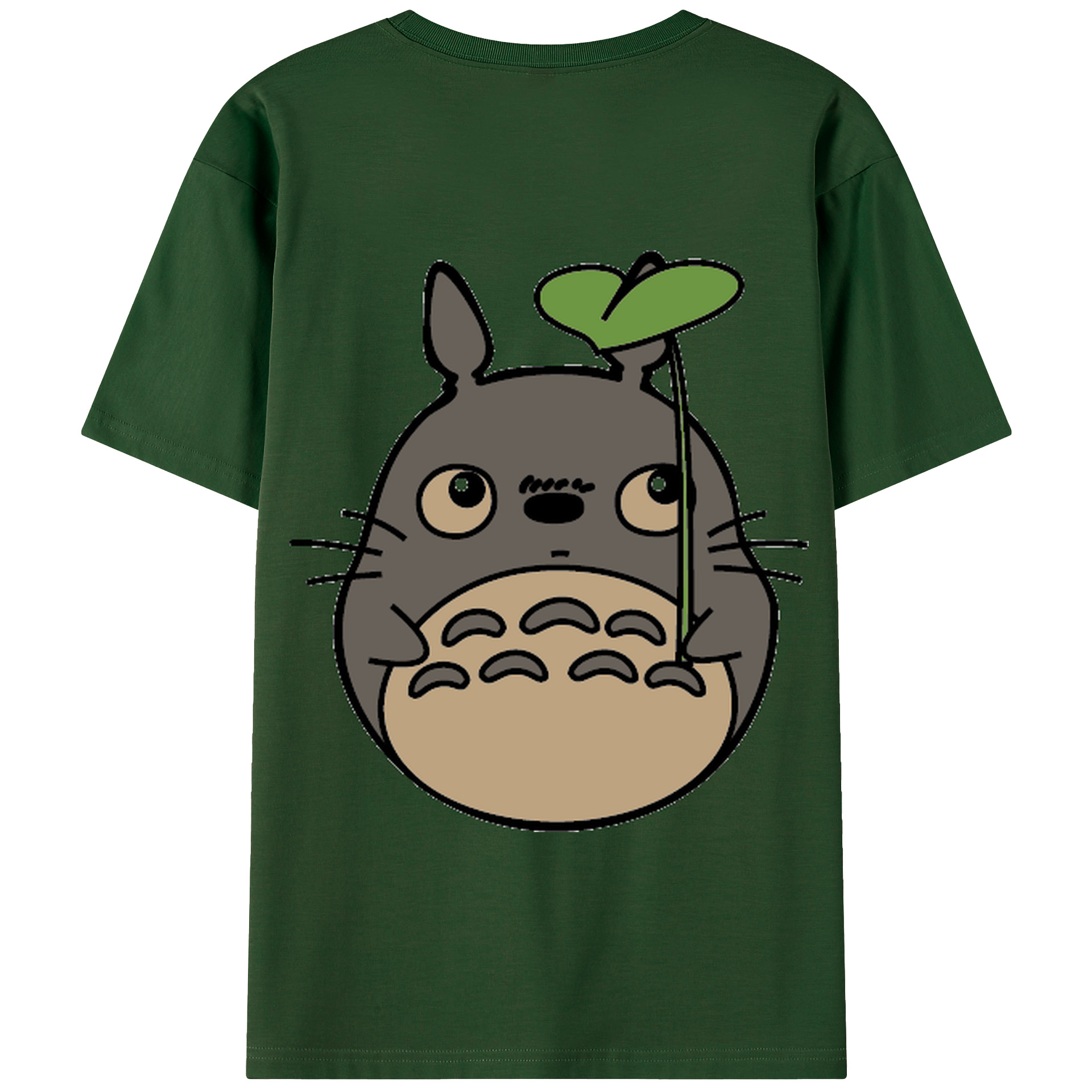 （画像用） となりのトトロ 草壁メイ 草壁サツキ My Neighbor Totoro Satsuki Kusakabe Mei Kusakabe 綿100％半袖Tシャツ（背面プリント）